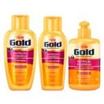Kit Niely Gold Nutrição Poderosa - Shampoo + Condicionador + Creme de Pentear Kit