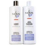Kit Nioxin Hair System 5 Shampoo + Condicionador 1000ml