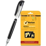 Kit:Norton Mobile Security 2014 - 1 Usuário + Caneta para Tablets - Kensington Stylus Virtuoso Metro