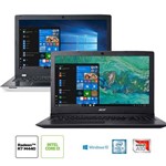 Kit: Notebook Acer E5-553G-T4TJ AMD A10 + Notebook Acer Aspire A315-53-32U4 Intel Core I3-7020U