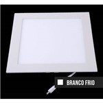 Kit Painel Plafon Led Slim 18w Branco Frio Quadrado (10 Peças)