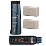 Kit para Banho Masculino Shampoo Sabonete e Desodorante