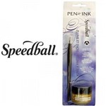 Kit para Caligrafia Speedball Pena e Tinta Ouro 94156