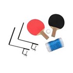 Kit para Tênis de Mesa 2 Raquetes + 1 Bola + Rede - Klopf