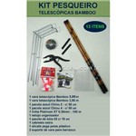 Kit Pesqueiro - Varas Telescopica Bamboo