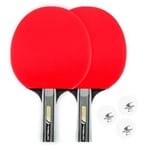 Kit Ping Pong Tenis de Mesa Sport Cornilleau Vermelha
