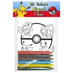 Kit Pintura Pokémon com 10 Unds