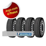 Kit Pneu Aro 15 Michelin 205/70r15 Agilis 106/104r 4 Unidades
