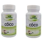 Kit 2 Potes de Óleo de Coco Oil 120 Cápsulas Nutrivale