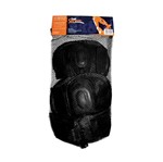 Kit Proteção para Roller ou Skate G Preto - Bel Sports