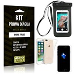 Kit Prova D'água Apple IPhone 7 Plus Capa a Prova D'água + Capa + Película de Vidro - Armyshield
