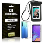Kit Prova D'água Samsung Galaxy A9 2018 Capa a Prova D'água + Capa + Película de Vidro - Armyshield