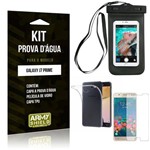 Kit Prova D'água Samsung Galaxy J7 Prime Capa a Prova D'água + Capa + Película de Vidro - Armyshield