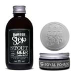 Kit QOD Barber Shop Stout Beer Royal Cristal (2 Produtos) Conjunto