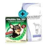 Kit Ração Equilíbrio Veterinary Renal Cães 2kg+Coleira Contra Pulgas/ Carrapatos TEA Cães Peq. König