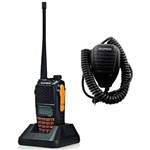 Kit Radio Comunicador Baofeng Uv-6r Walk Talk Dual Band Vhf Uhf Fm + Ptt