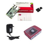 Kit Raspberry Pi 3 Pi3 - Case Official C/ Cooler