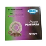 Kit Relação Kmc/maxx Fan 125 09 43/14 428hx116l Aço1045