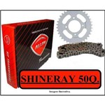 Kit Relacao Shineray Xy50 Coroa Corrente Pinhao Allen 771636
