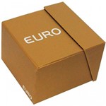 Kit Relógio Euro Turquesa Prata Eu2033aj/k3k