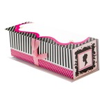 Kit Scrap Festa Caixa Retangular Pink e Preto KSF016 com 10 Unidades - Toke e Crie By Ivy Larrea