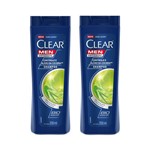 Kit Shampoo Anticaspa Clear Men 200ml 2 Unidades