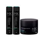 Kit Shampoo, Condicionador e Máscara Nutrição Celular - MK Cosmestic