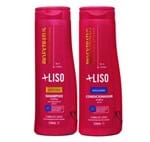 Kit Shampoo Condicionador +Liso Antiumidade 350ml - Bio Extratus
