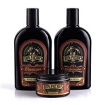 Kit - Shampoo + Condicionador + Pomada Man Bun para Cabelo - Calico Jack - Don Alcides