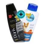 Kit Shampoo Dark Dog Clean 500ml + Condicionador Cream Dog Clean 500ml