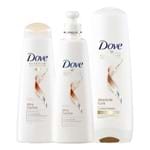 Kit Shampoo Dove Ultra Cachos + Condicionador + Creme para Pentear 200ml Leve Mais e Pague Menos