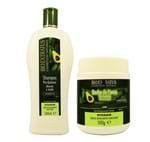 Kit Shampoo e Banho de Creme Pós Química Abacate e Jojoba 500g - Bio Extratus
