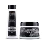 Kit Shampoo e Máscara Desmaia Cabelo Platinum Intensive Repair - Triskle