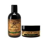 Kit Shampoo Fortificante e Pomada Modeladora Viking