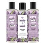 Kit Shampoo Smooth And Serene Love Beauty And Planet 2X300ml + Condicionador Leve Mais e Pague Menos