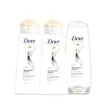 Kit Shampoo 2 Unidades + Condic Dove Recuperação Extrema 400ml