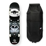 Kit Skate Street Profissional Completo com Rolamento Importado Gorila + Bag Mochila