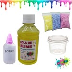 Kit Slime Clear - Amarelo