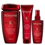 Kit Soleil Kérastase - Shampoo + CC Crème + Fluido Protetor Kit