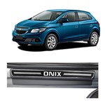 Kit Soleira Chevrolet Onix Elegance Premium 2013 a 2015 4 Portas