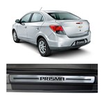 Kit Soleira Chevrolet Prisma Premium Aço Escovado Resinado 2013 a 2015 4