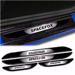 Kit Soleira da Porta Spacefox com Black Over Resinado