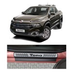 Kit Soleira Fiat Toro Premium Aço Escovado 2016 4 Portas