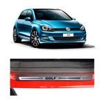 Kit Soleira Volkswagen Golf Premium Aço Escovado Resinado 1999 a 2015 4