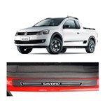 Kit Soleira Volkswagen Saveiro Elegance Premium 2008 a 2012 2 Portas