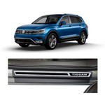 Kit Soleira Volkswagen Tiguan 2018 4p Aço Escovado Resinado