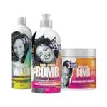 Kit Soul Power Cream Bomb Creme de Pentear + Máscara Grátis Shampoo Magic Wash 315ml