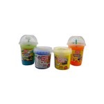 Kit Super Slime - Bubble - Estica e Pula - Unicornio - Floam - Cores Variadas