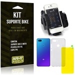Kit Suporte Moto Bike Xiaomi Mi 8 Lite Suporte + Película Gel + Capa - Armyshield