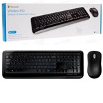 Kit Teclado e Mouse Sem Fio Microsoft Desktop 850